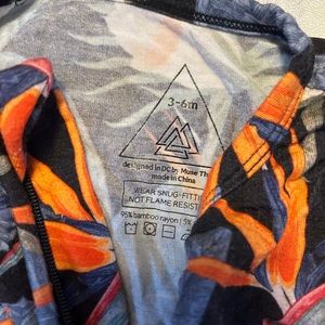 Muse threads baby footie in used condition for wash wear